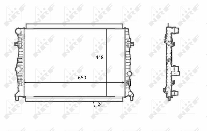 Kühler, Motorkühlung NRF 58398