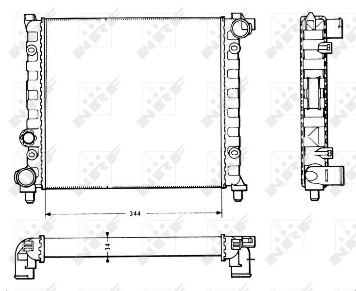 Kühler, Motorkühlung NRF 58766