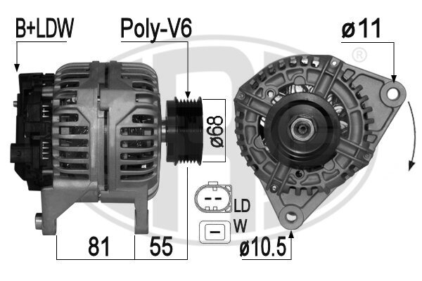 Generator 14 V ERA 209051A