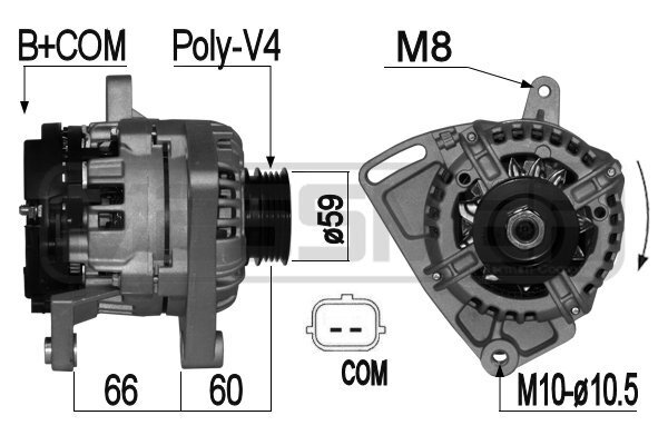 Generator 14 V ERA 209075A