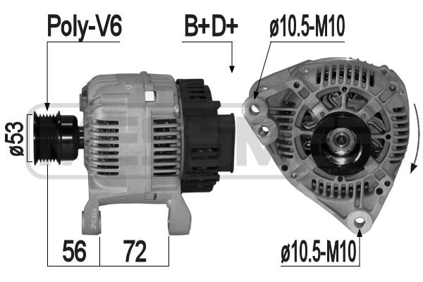 Generator 14 V ERA 209162A