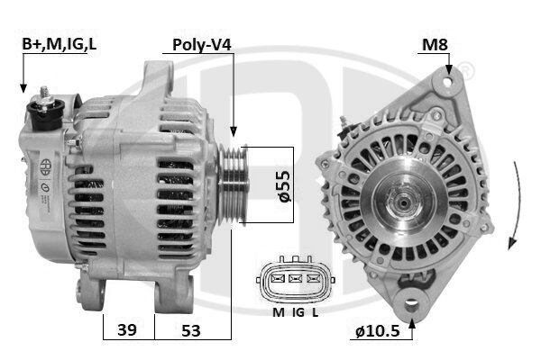 Generator 14 V ERA 209673A