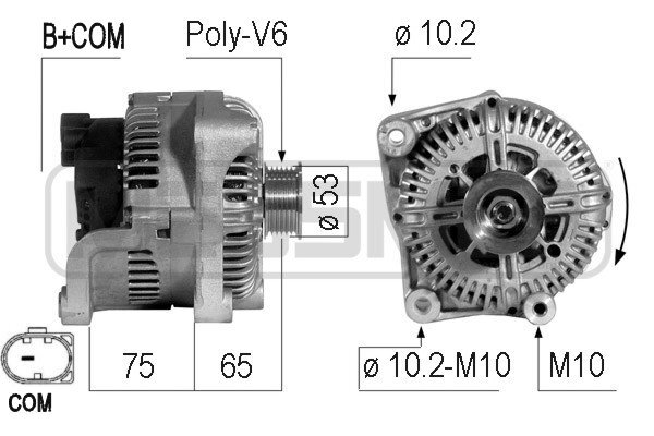 Generator 14 V ERA 210735A