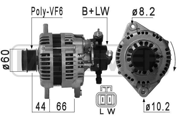 Generator 14 V ERA 210890A