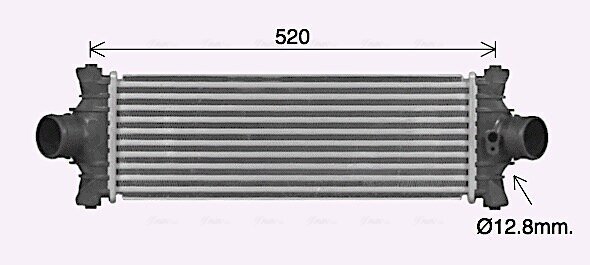 Ladeluftkühler AVA QUALITY COOLING FD4677 Bild Ladeluftkühler AVA QUALITY COOLING FD4677