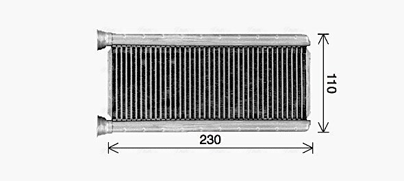 Wärmetauscher, Innenraumheizung AVA QUALITY COOLING MT6289