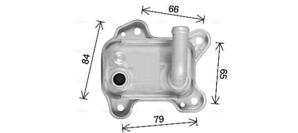 Ölkühler, Motoröl AVA QUALITY COOLING OL3715