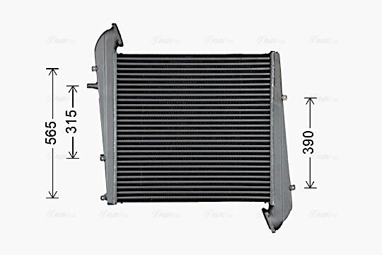 Ladeluftkühler AVA QUALITY COOLING SC4080