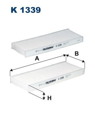 Filter, Innenraumluft FILTRON K 1339-2x