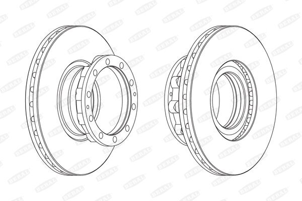Bremsscheibe BERAL BCR272A