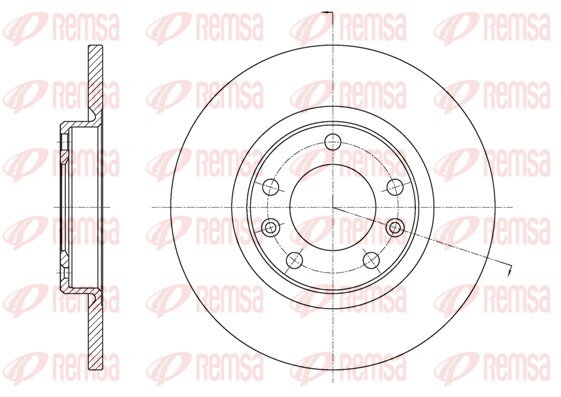 Bremsscheibe KAWE 61555 00