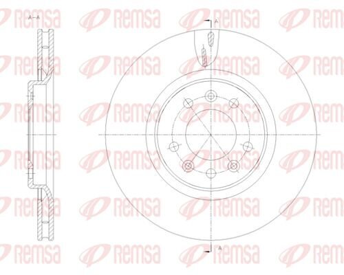 Bremsscheibe KAWE 61776 10