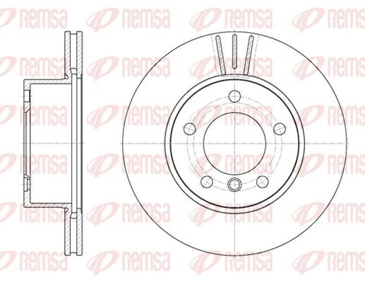 Bremsscheibe KAWE 6651 10