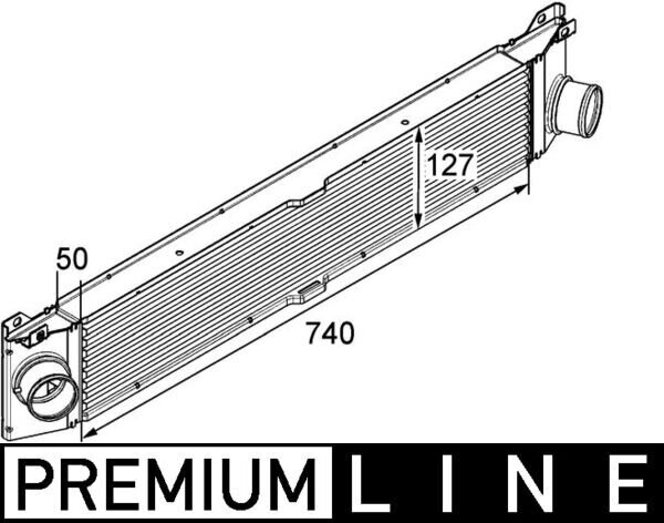 Ladeluftkühler MAHLE CI 157 000P