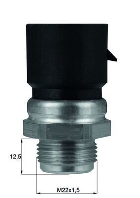 Temperaturschalter, Kühlerlüfter MAHLE TSW 36D Bild Temperaturschalter, Kühlerlüfter MAHLE TSW 36D