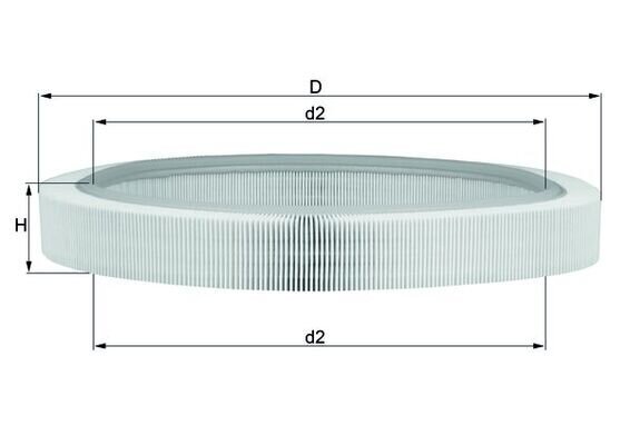 Luftfilter MAHLE LX 61