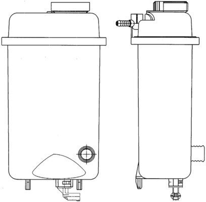 Ausgleichsbehälter, Kühlmittel MAHLE CRT 52 000S