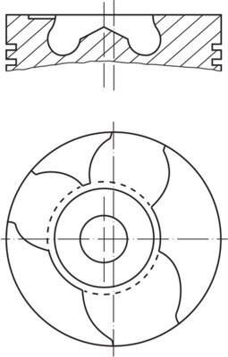 Kolben MAHLE 151 10 00