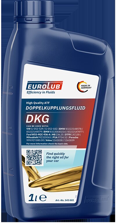Öl, Doppelkupplungsgetriebe (DSG) DKF EUROLUB 545001