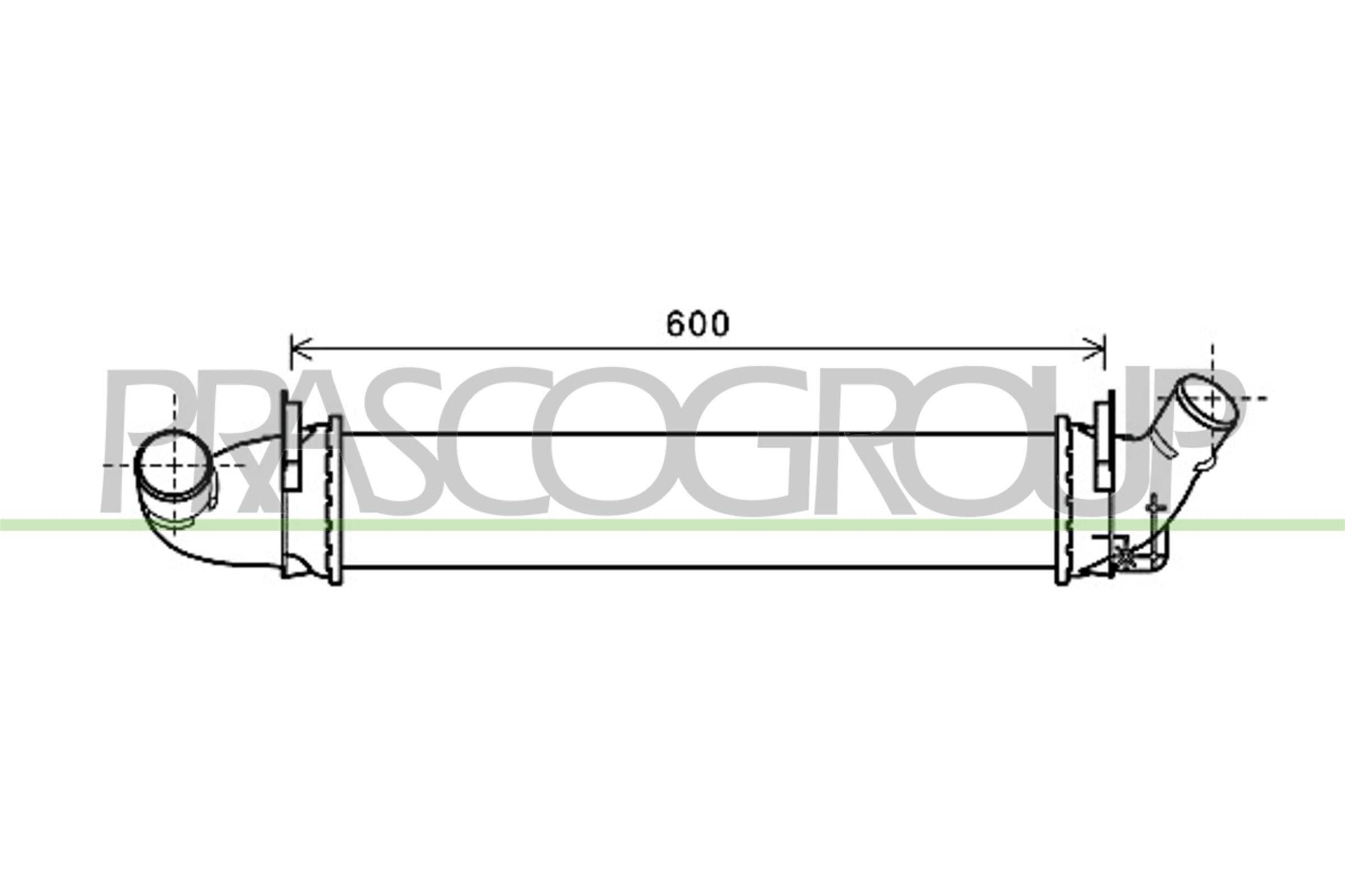 Ladeluftkühler PRASCO DA320N002