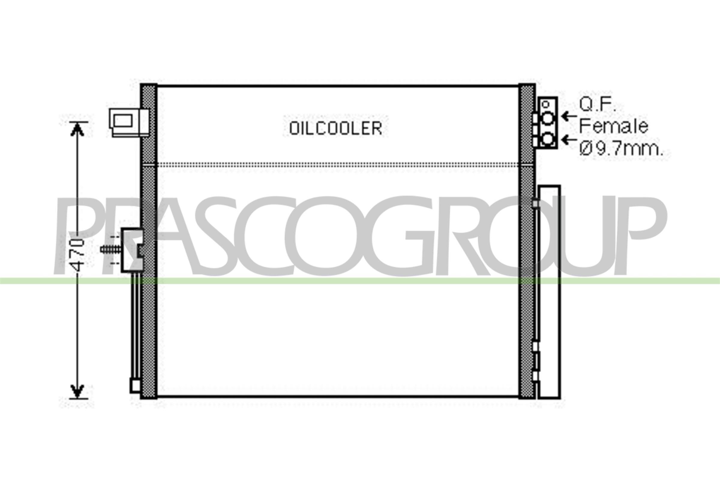 Kondensator, Klimaanlage PRASCO JE022C001