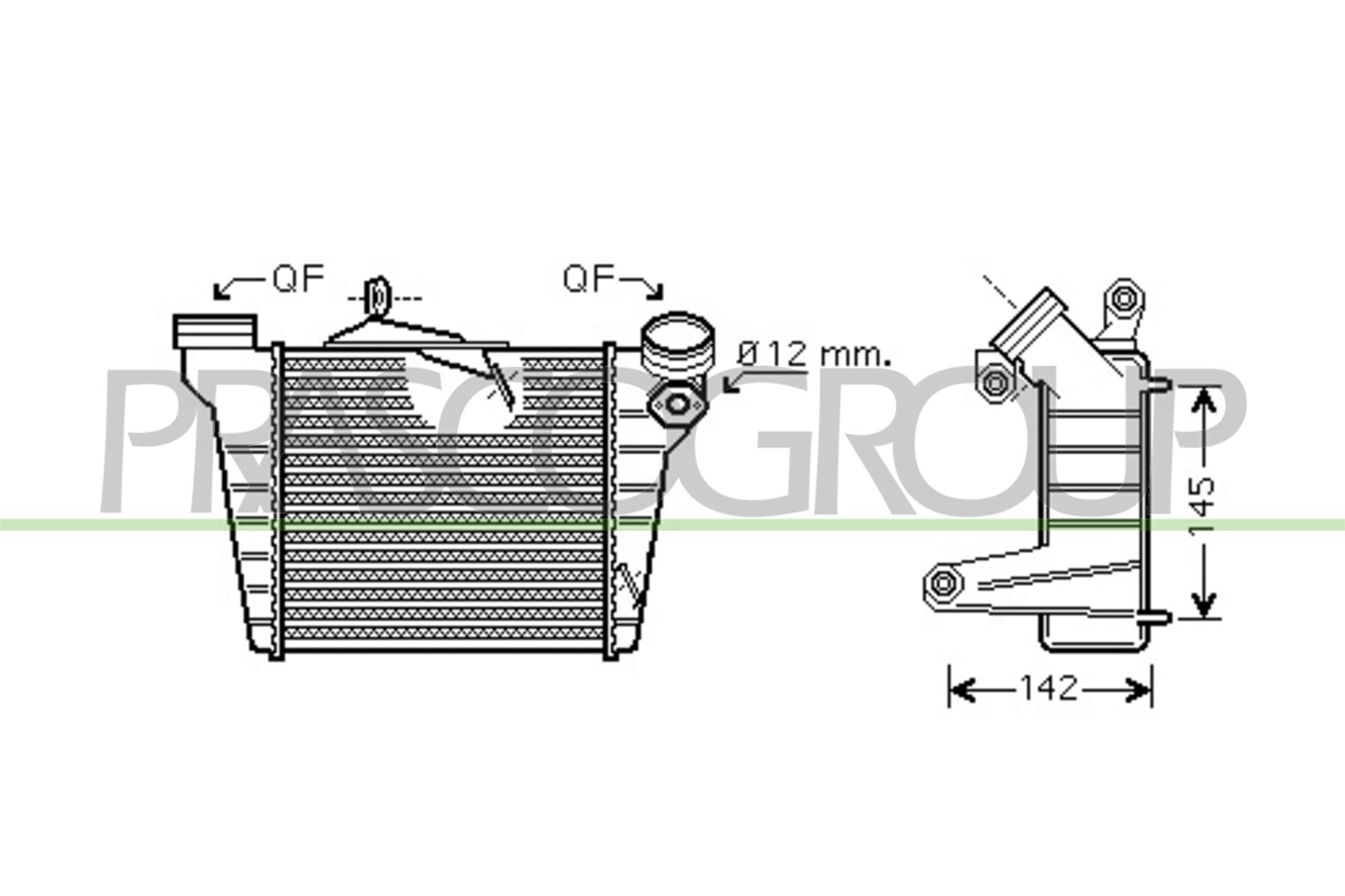 Ladeluftkühler PRASCO SK322N003