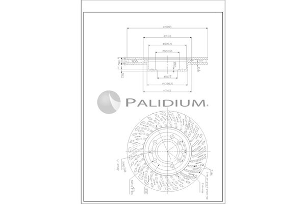 Bremsscheibe ASHUKI by Palidium P330-248