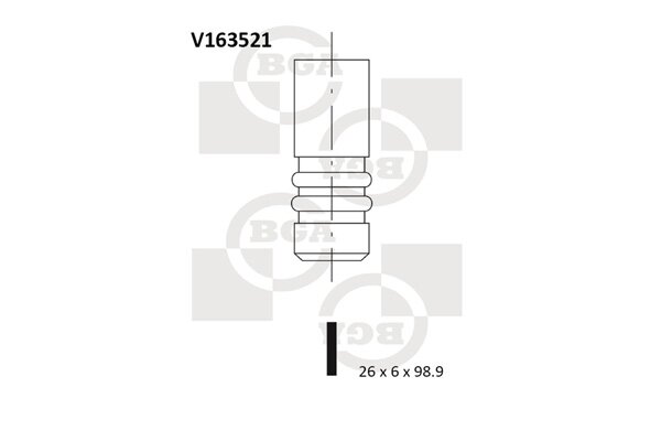Auslassventil BGA V163521