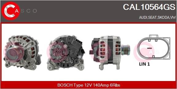 Generator 12 V CASCO CAL10564GS