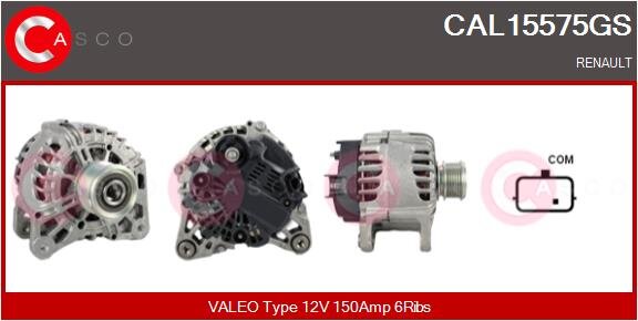 Generator 12 V CASCO CAL15575GS