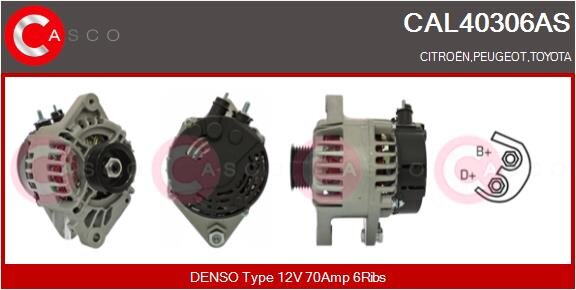 Generator 12 V CASCO CAL40306AS