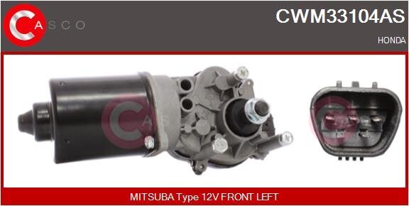 Wischermotor 12 V CASCO CWM33104AS