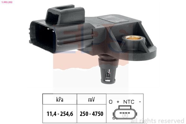 Luftdrucksensor, Höhenanpassung EPS 1.993.202