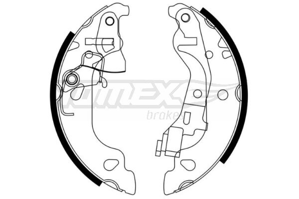 Bremsbackensatz TOMEX Brakes TX 21-58