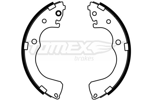 Bremsbackensatz TOMEX Brakes TX 22-99