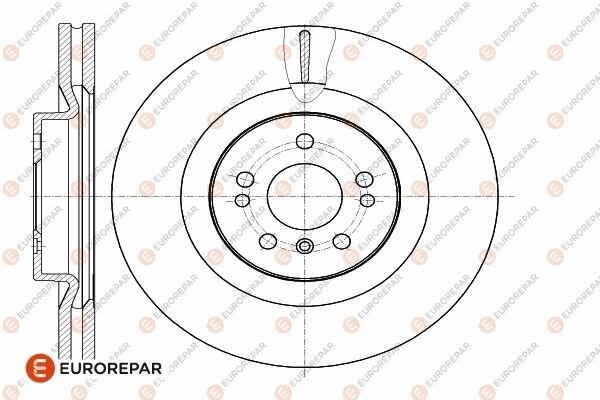 Bremsscheibe EUROREPAR 1642758380