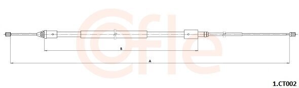 Seilzug, Feststellbremse COFLE 1.CT002