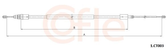 Seilzug, Feststellbremse COFLE 1.CT003