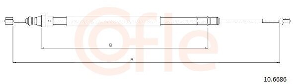 Seilzug, Feststellbremse COFLE 10.6686