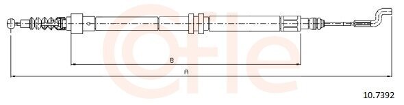 Seilzug, Feststellbremse COFLE 10.7392