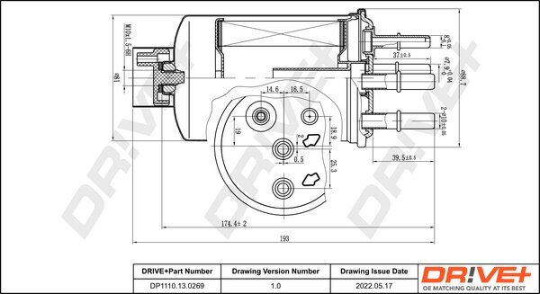 Kraftstofffilter Dr!ve+ DP1110.13.0269