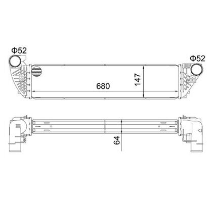 Ladeluftkühler HART 621 393