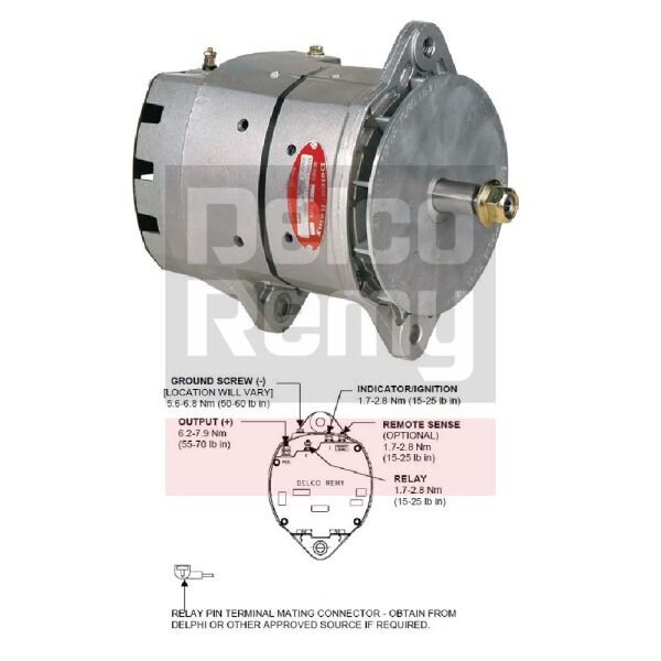 Generator 24 V Delco Remy 8600369-12B1