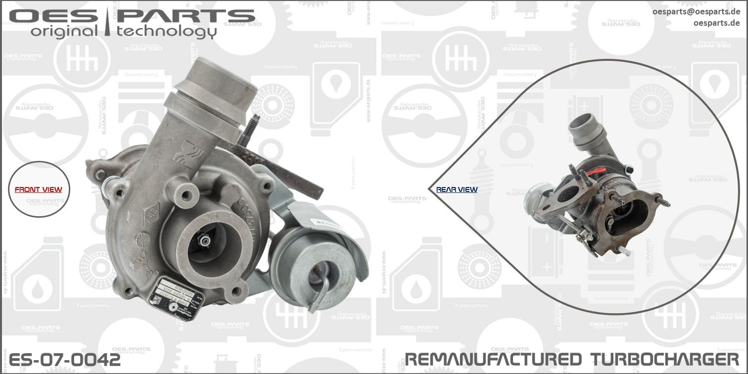 Lader, Aufladung OES PARTS ES-07-0042