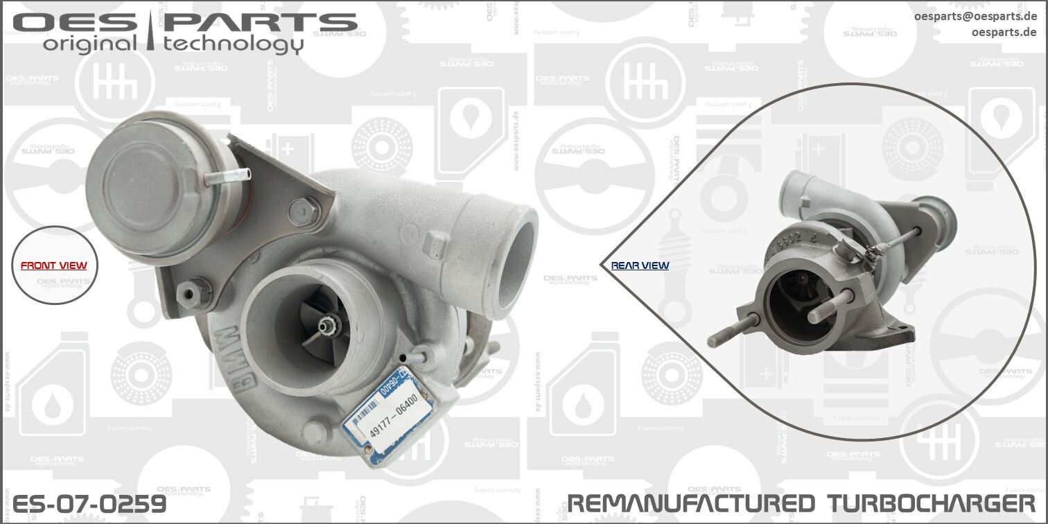 Lader, Aufladung OES PARTS ES-07-0259