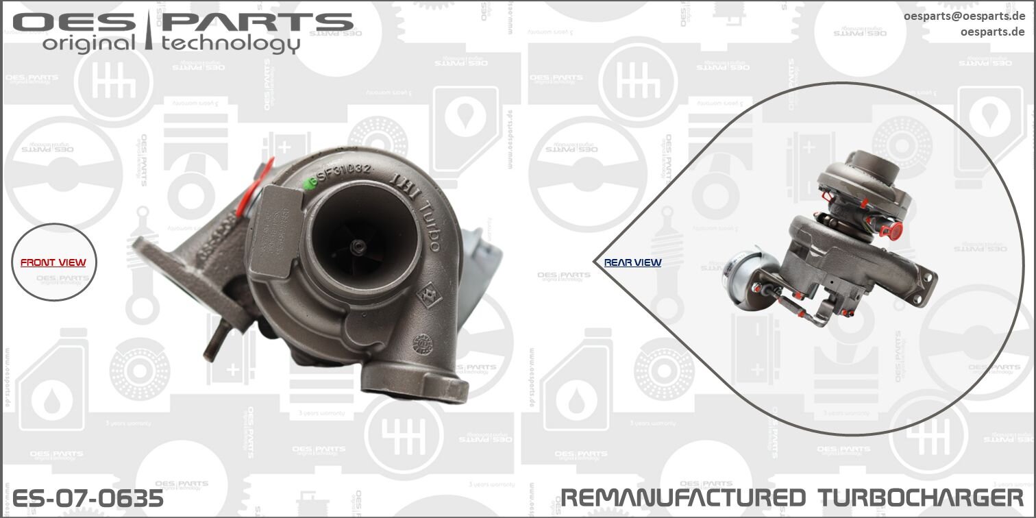 Lader, Aufladung OES PARTS ES-07-0635