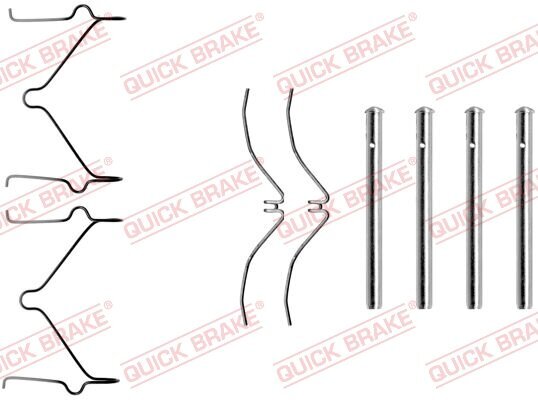 Zubehörsatz, Scheibenbremsbelag QUICK BRAKE 109-1126