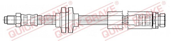 Bremsschlauch QUICK BRAKE 35.902