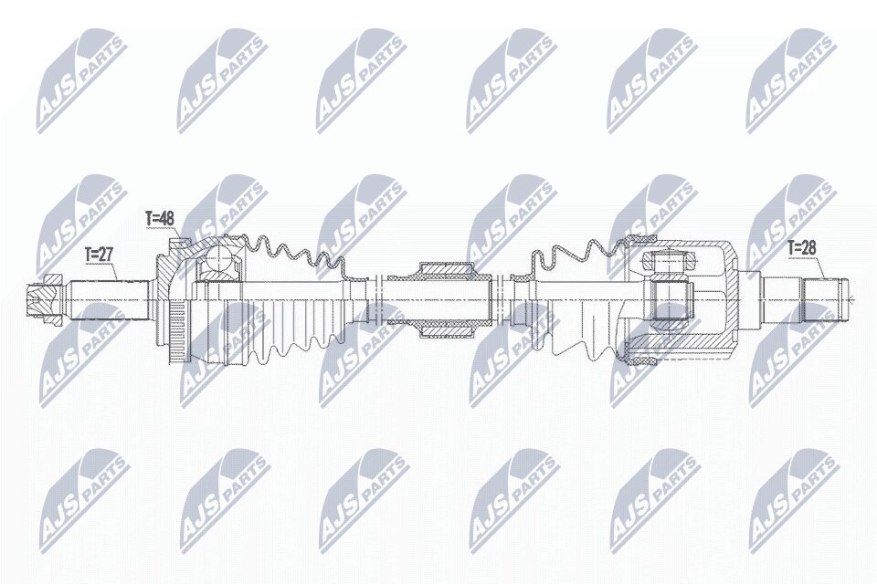 Antriebswelle NTY NPW-HY-571