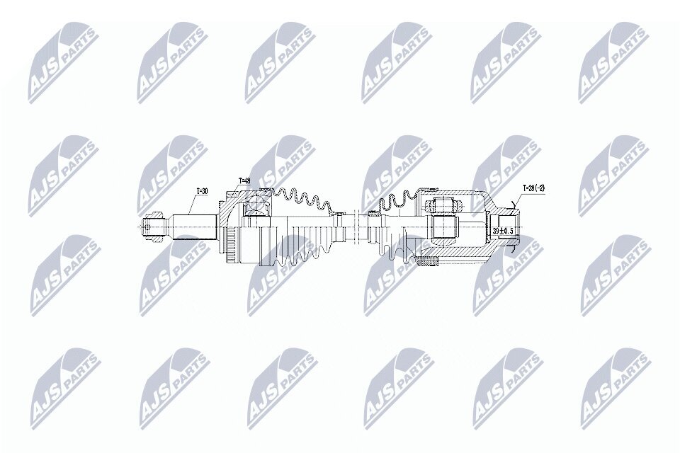 Antriebswelle NTY NPW-KA-342